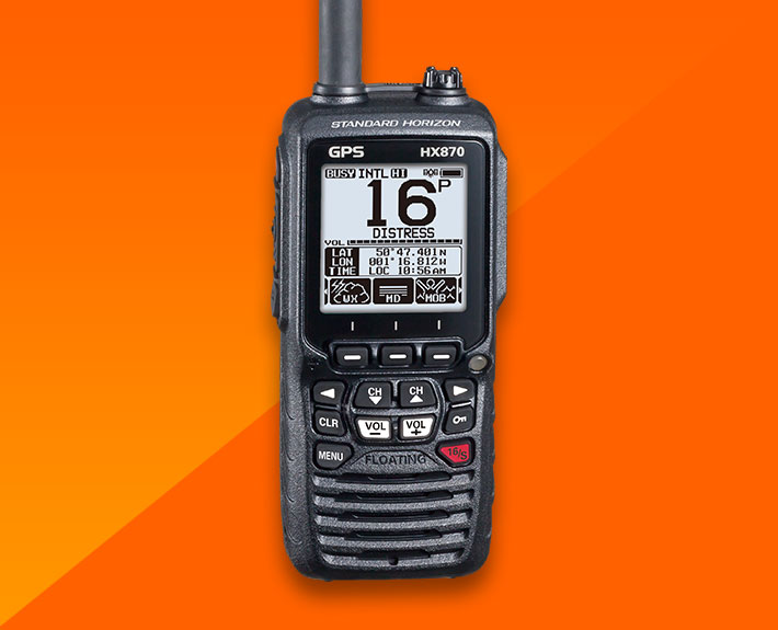 Standard Horizon hx870e Marine VHF con GPS e DSC della funzione 